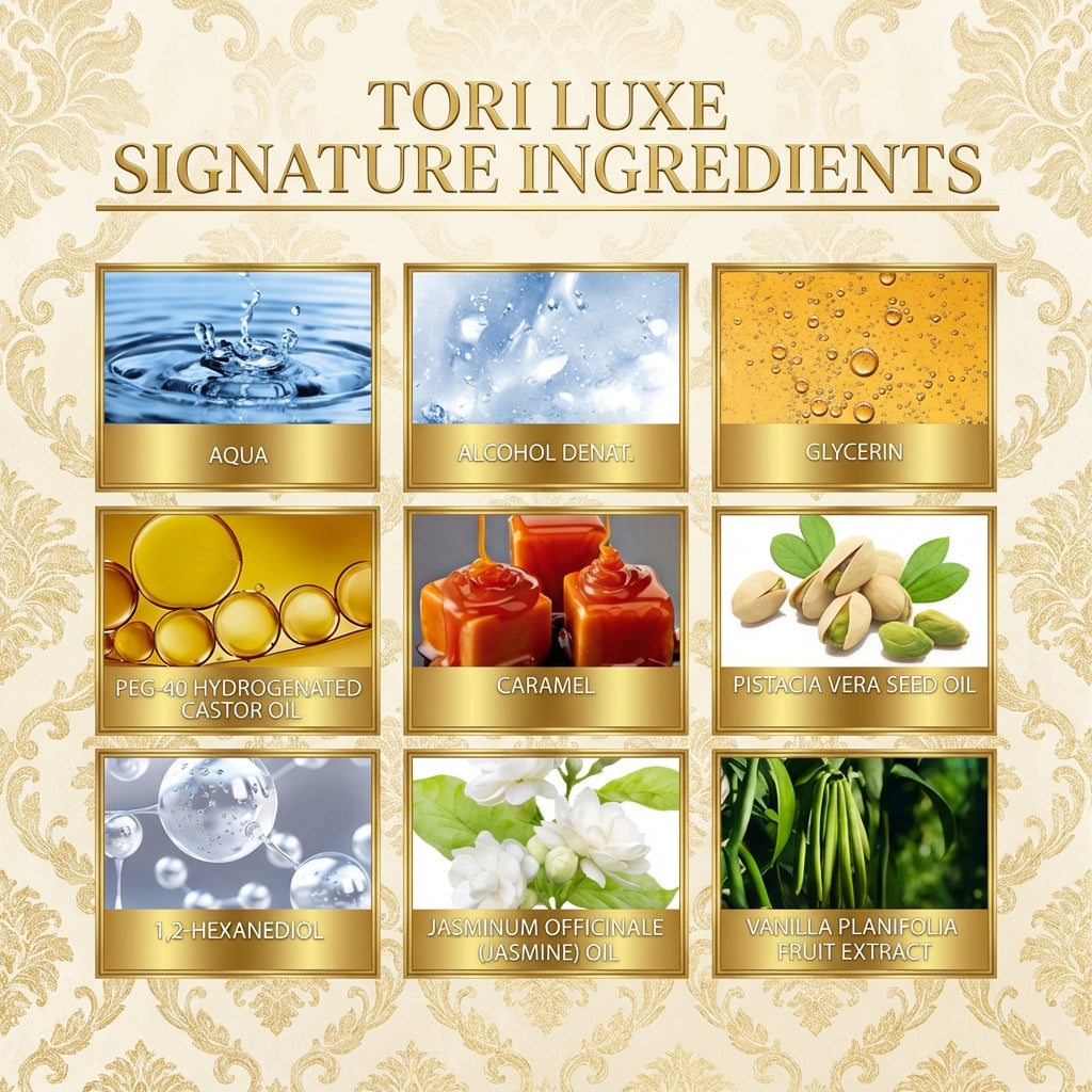 Warm, sweet and irresistible. Soft addictive scent that lingers.