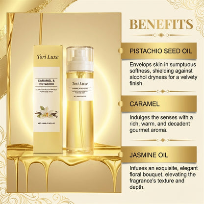 Warm, sweet and irresistible. Soft addictive scent that lingers.