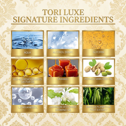 Warm, sweet and irresistible. Soft addictive scent that lingers.